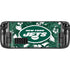 NFL New York Jets Tropical Print Steam Deck Handheld Gaming Computer Skin